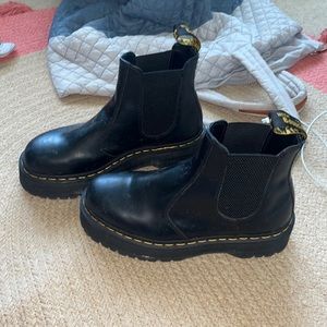 Dr. Marten platform boots, very good condition, just too big. Size 9
